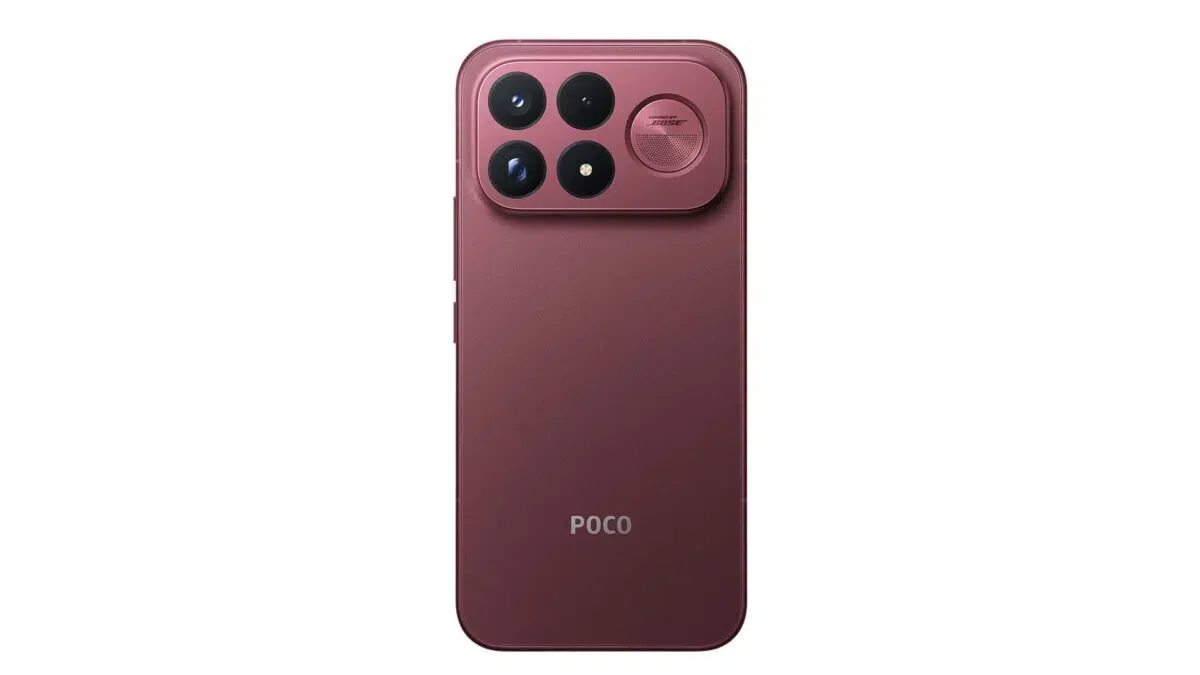 POCO F9 Ultra Rot Farbe Rueckseite