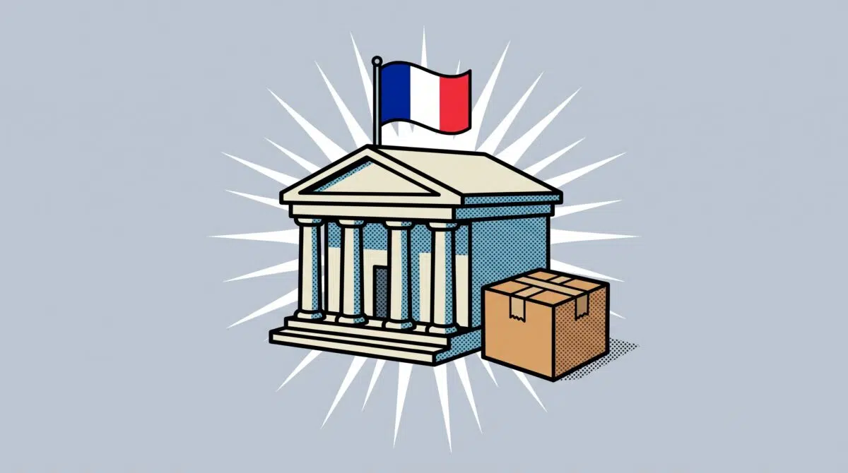 Paket mit Gebaeude in Lille Paket mit Gebäude in Lille