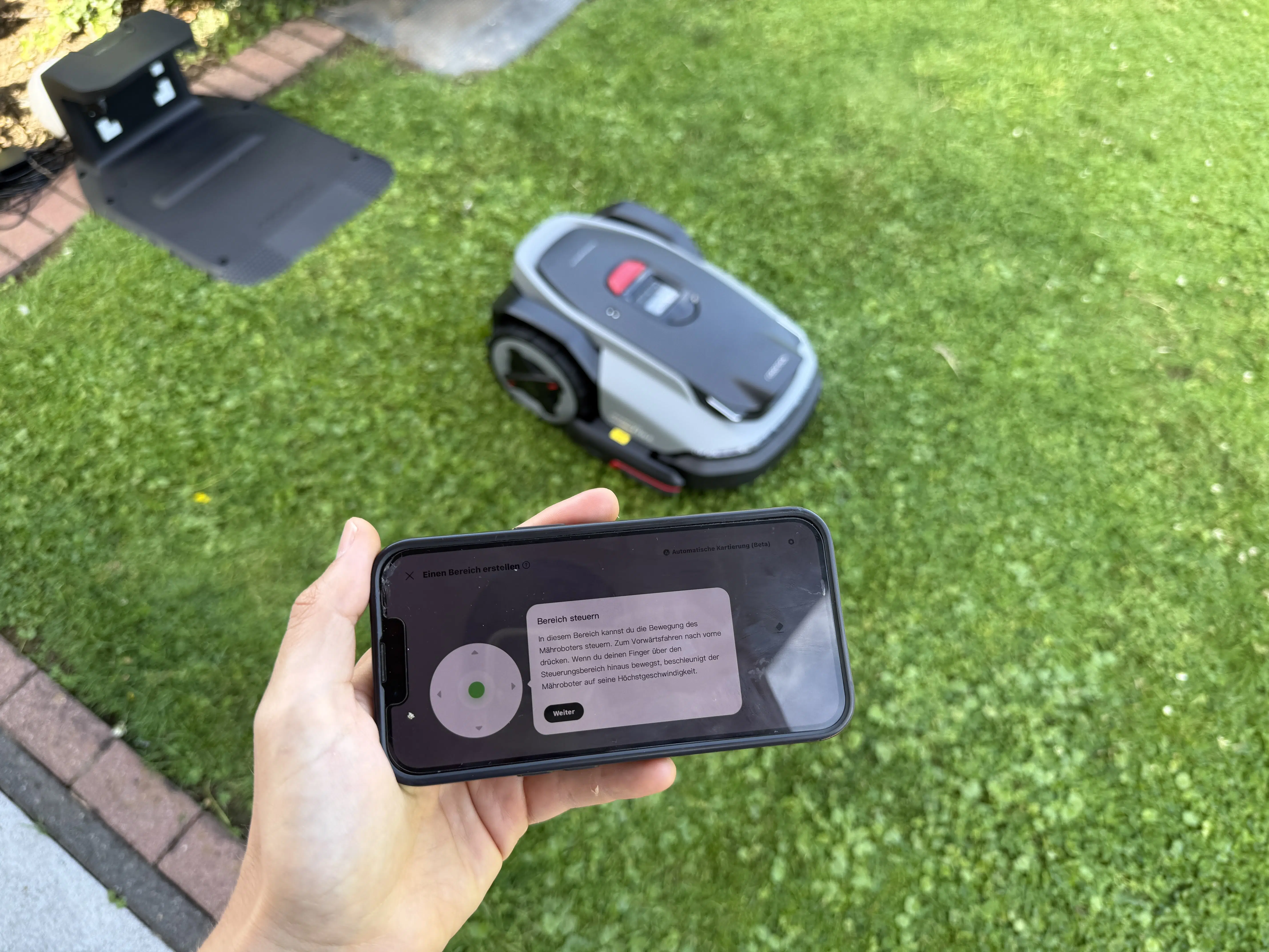 Roborock RockMow S1 Maehroboter App Kartierung Roborock RockMow S1 Maehroboter App Kartierung