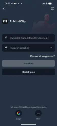 SwitchBot AI MindClip Hands On Account Login SwitchBot AI MindClip Hands On Account Login