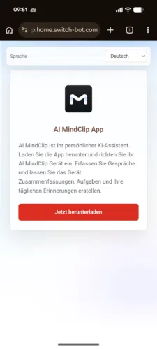 SwitchBot AI MindClip Hands On App SwitchBot AI MindClip Hands On App