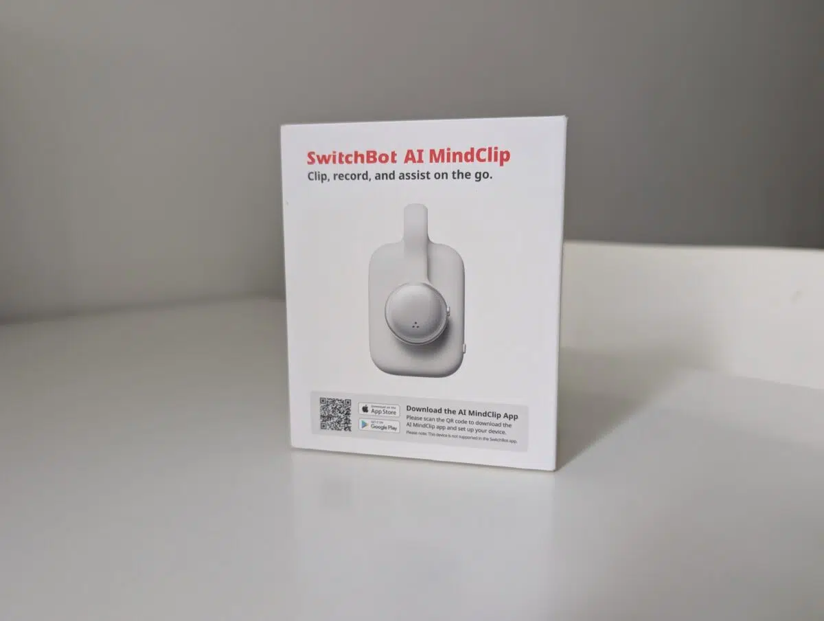 SwitchBot AI MindClip Hands On Verpackung SwitchBot AI MindClip Hands On Verpackung