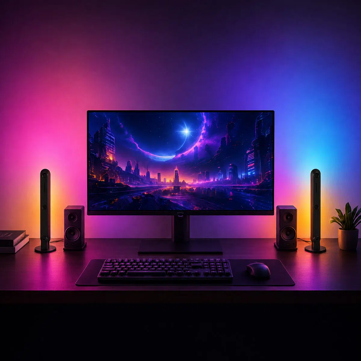 SwitchBot LightBar Monitor indirekt