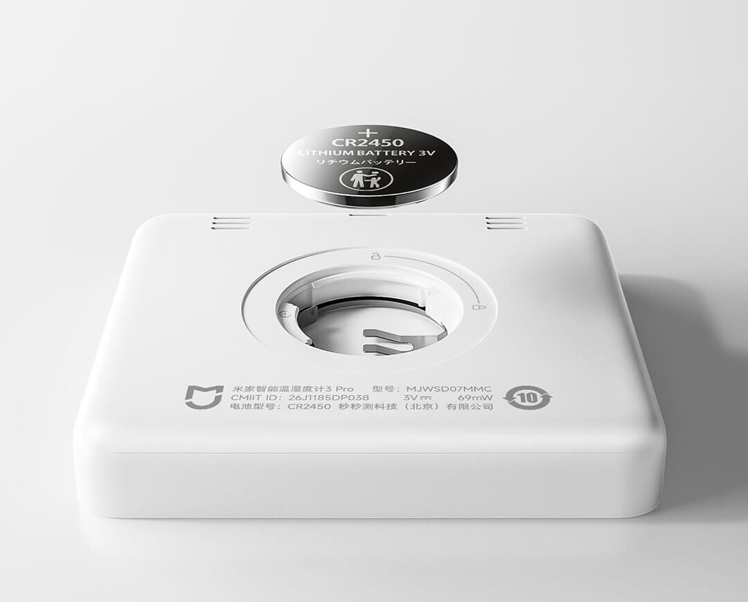 Xiaomi Mijia Thermo Hygrometer 3 Pro Batterie e1789643145926 Xiaomi Mijia Thermo Hygrometer 3 Pro Batterie e1789643145926