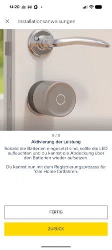 Yale Linus L2 Lite Test App Installation4 Yale Linus L2 Lite Test App Installation4
