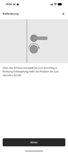 Yale Linus L2 Lite Test App Schlosskalibrierung2 Yale Linus L2 Lite Test App Schlosskalibrierung2