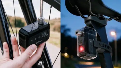 Luftpumpe ist gleichzeitig Fahrrad-Rücklicht – AM8 Pro im Crowdfunding