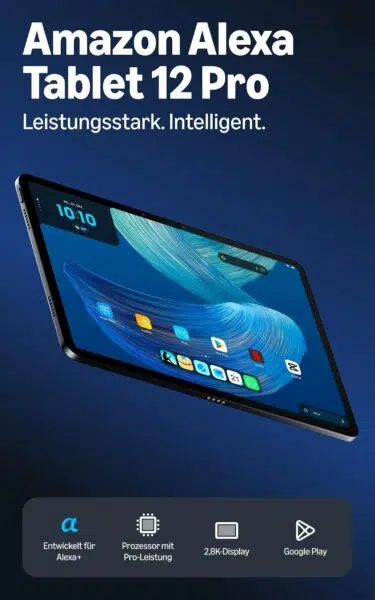 Amazon Alexa Tablet 12 Pro Produktbild Amazon Alexa Tablet 12 Pro Produktbild