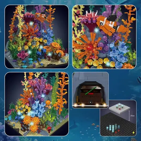 Mould King 10270 Unterwasser Aquarium Beleuchtung Mould King 10270 Unterwasser Aquarium Beleuchtung