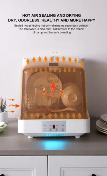 NovuLife Tragbare Tischspuelmaschine Trocknung NovuLife Tragbare Tischspuelmaschine Trocknung