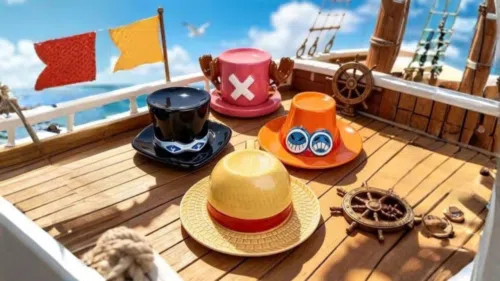 One Piece Strohhut-Tassen: Ruffy, Chopper, Ace & Sabo für 16€