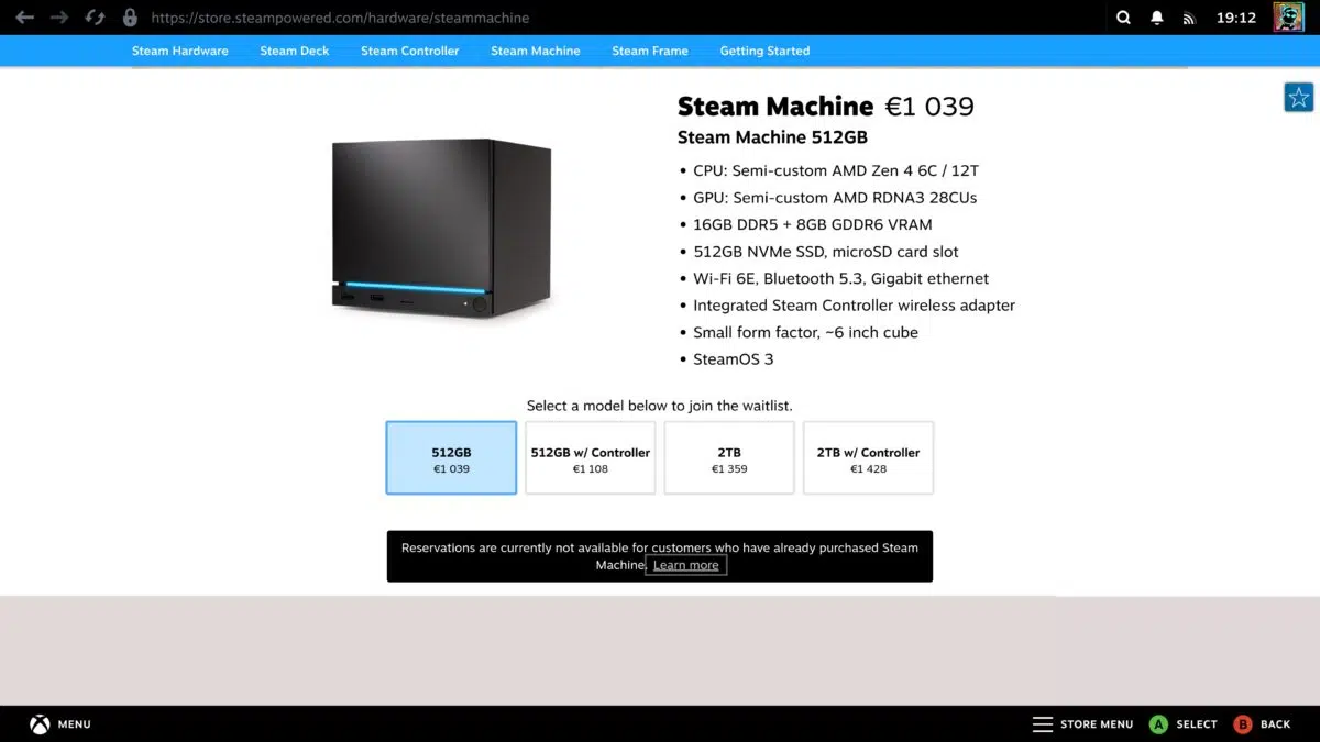 Steam Machine Steam OS Screenshot 3 Steam Machine Steam OS Screenshot 3