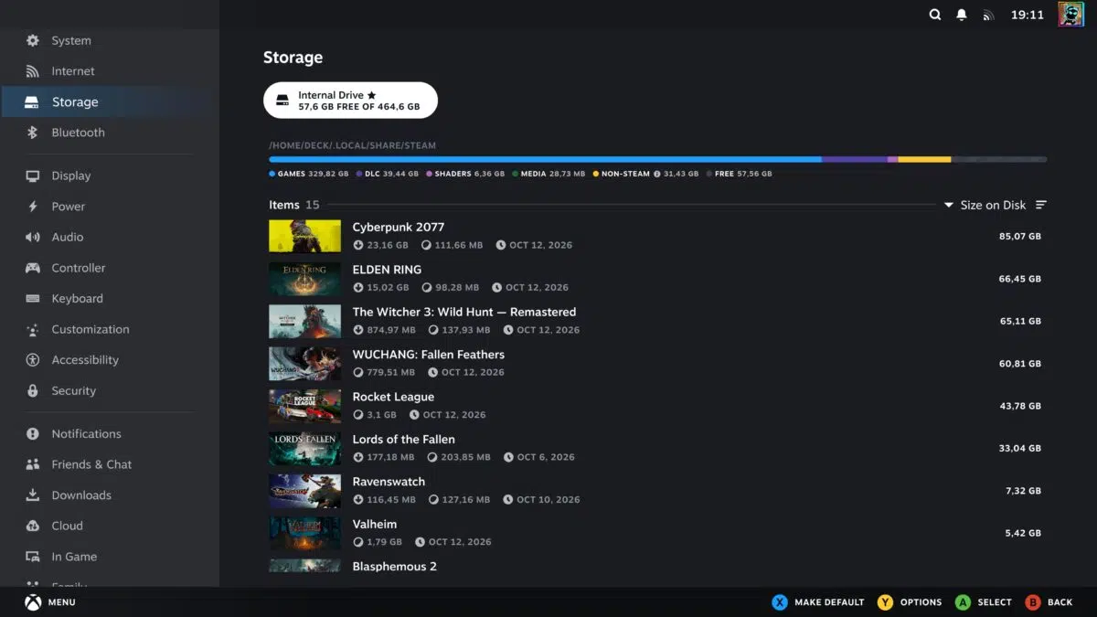 Steam Machine Steam OS Screenshot Speicherplatz Steam Machine Steam OS Screenshot Speicherplatz
