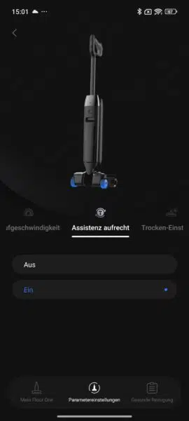 Tineco FLOOR ONE S9 Artist Boost Steam App Assistenz Tineco FLOOR ONE S9 Artist Boost Steam App Assistenz