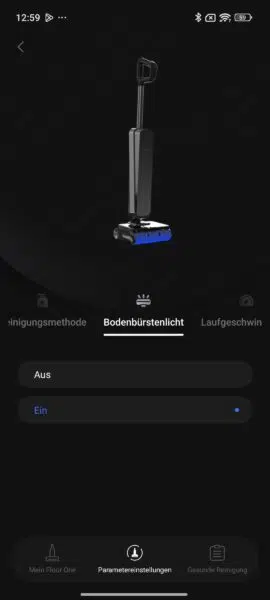 Tineco FLOOR ONE Station S9 Scientist Bodenlicht Tineco FLOOR ONE Station S9 Scientist Bodenlicht