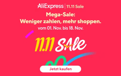 AliExpress 11.11 Sale: Startschuss für die fettesten Tech-Deals des Jahres!