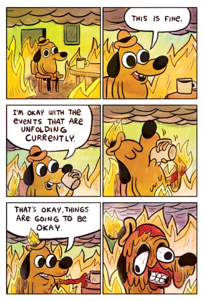 this is fine complete comic this is fine complete comic