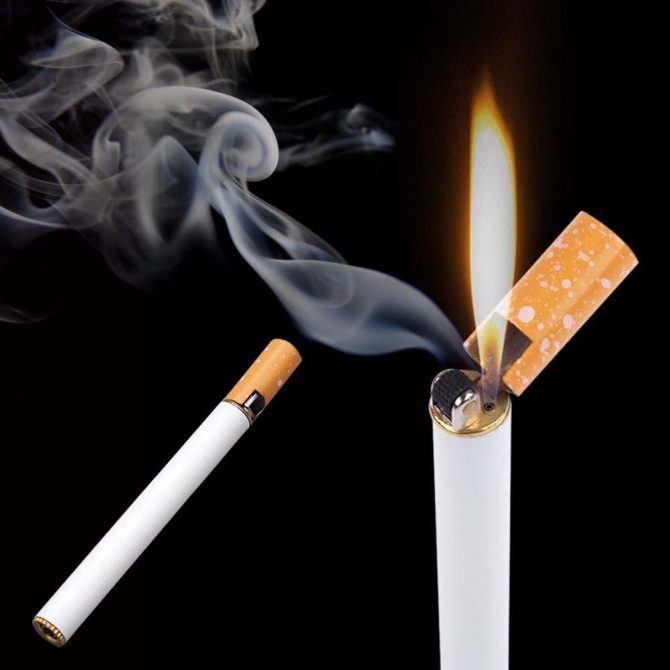 Zigarette-Feuerzeug-Metall(2)