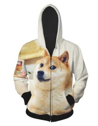 So fluffy, such wow! Doge Hoodie