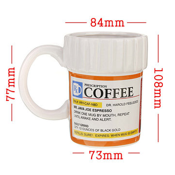 Verschreibungspflichtiger Kaffeebecher Maße